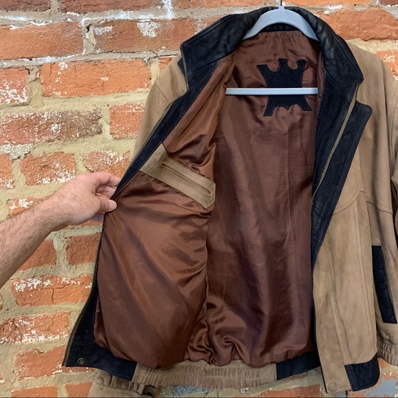 Vintage Leather / Suede Ecuador Designer Jacket - Picture 2 of 7